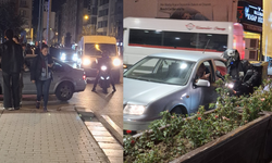 Eskişehir trafiğinde gergin dakikalar