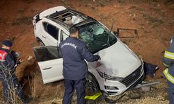 Eskişehir'de feci kaza! Çocuk sürücünün kullandığı otomobil şarampole uçtu: 1 ölü, 4 yaralı