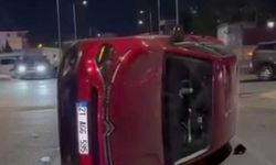 Araç takla attı: 1 yaralı