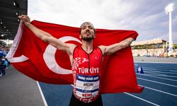 Atletizmde Berke Akçam'dan altın madalya