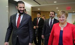 Suriye Devlet Başkanı eş-Şara, IMF Genel Merkezi'ni ziyaret etti