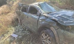 Kadın Sürücü Uçurumdan Halatla Kurtarıldı