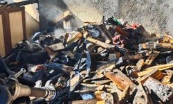 Van'da çatı yangını!