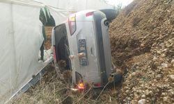 Kontrolden çıkan otomobil devrildi: 5 yaralı