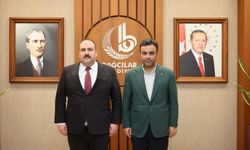 Başkan Hamamcı'dan Bağcılar Belediye Başkanı Yasin Yıldız'a nezaket ziyareti