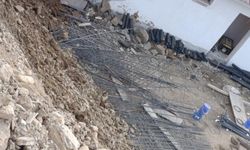 O ilde toprak kayması: Yapım aşamasındaki 6 ev zarar gördü