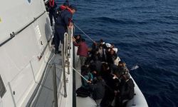 Faciadan dönüldü: 40’ı çocuk 64 düzensiz göçmen kurtarıldı