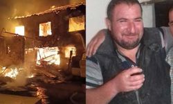 İki katlı müstakil ev küle döndü, görme engelli bir kişi hayatını kaybetti