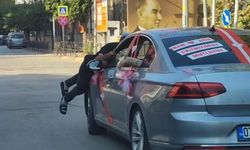 Gelin aracının önünü kesti, 50 TL aldı, beğenmedi!