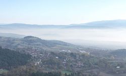 Bolu'da "sis denizi" manzarası mest etti