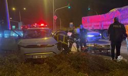 Eskişehir’de kamyon ile otomobil çarpıştı: 4 yaralı