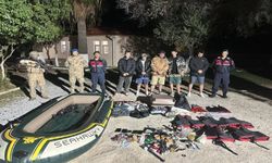 Yasa dışı geçiş hazırlığındaki 5 düzensiz göçmen yakalandı