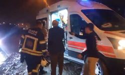 Sobayı tinerle yakmak isterken yaralandı