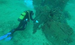 Çanakkale’de 9 yılda denizden 34 bin 620 metrekarelik hayalet ağ çıkarıldı