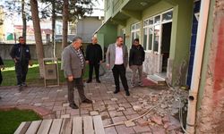 İsmetpaşa Camii'nin çevresinde çalışmalar başladı