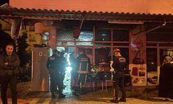 Beyaz eşya tamir dükkanında çıkan yangın korkuttu