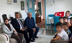 Beylikova Gençlik Merkezi’nden emekli öğretmene anlamlı ziyaret