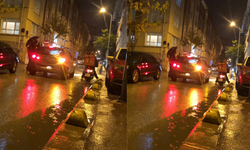 Eskişehir’de trafikte gergin anlar: Kurye ile araç sürücüsü tartıştı