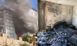 5 katlı binada korkutan yangın