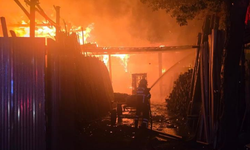 İş yerinde korkutan yangın