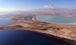Van Gölü, Arin Gölü ve Süphan Dağı aynı kadrajda görüntülendi