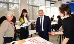 Rektör Adıgüzel, Uluslararası Kaligrafi ve Tipografi Çalıştaylarını ziyaret etti