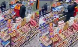 Alkollü müşteri, akaryakıt istasyonu çalışanını böyle darbetti