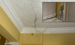 Kocaeli’de bir binanın kolonları çatladı: Aileler korkuyla evi tahliye etti