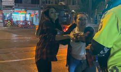 Polisin alkollü yolcuyla imtihanı kamerada