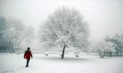 Eskişehir'e mevsimin ilk karı yağdı