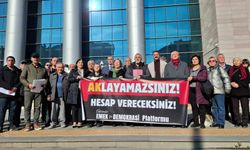 Eskişehir Adliyesi önünde Seyitgazi yangını için adalet çağrısı