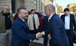 Belarus'un Ankara Büyükelçisi Glaz, Eskişehir Valisi Aksoy'u ziyaret etti