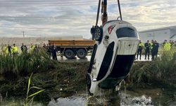Gece evden otomobille ayrılan kadın, dereye düşen otomobilde hayatını kaybetti