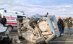 İki otomobilin çarpıştığı kazada 4 kişi yaralandı