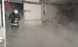 Soğuk hava deposundaki yangın paniğe neden oldu