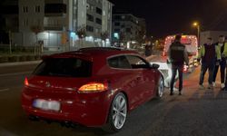 Abartı egzozla gezen aracın sürücüsüne ceza kesildi