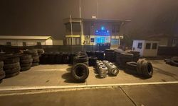 2 milyonluk kaçak lastik operasyonu: 2 gözaltı