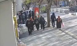 Eskişehir'de kadınlar arasında çıkan kavga kameraya yansıdı