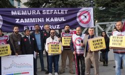 ÜNİPERSEN’den geçim sıkıntısına dikkat çeken eylem: “Memurun geleceği karartılıyor”