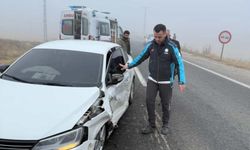 Sis kazaya neden oldu: 1 yaralı