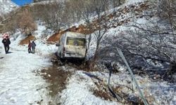 Taraftarları taşıyan minibüs şarampole kaydı