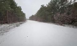 Eskişehir Türkmendağı etekleri beyaza büründü