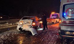 TEM’in Bolu geçişinde ortalık savaş alanına döndü: 7 araç birbirine çarptı