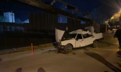 Kontrolden çıkan Tofaş inşaat sahasına uçtu