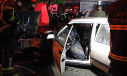 Park halindeki otomobil küle döndü