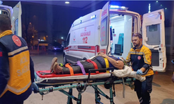 Yolun karşısına geçmeye çalışan yayaya kamyonet çarptı