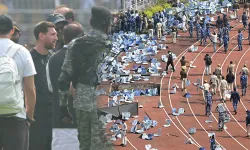 Hindistan'da Messi'yi göremeyen hayranları, stadyumu savaş alanına çevirdi