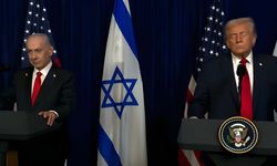 Trump ve Netanyahu basın toplantısında Cumhurbaşkanı Erdoğan'a övgüler yağdı