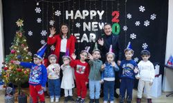 Başkan Ataç ve minikler yeni yılı birlikte kutladı