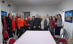 Başkan Ataç Belde Evi kursiyerleri ile buluştu